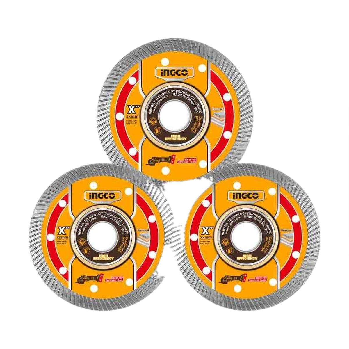 INGCO DMD0511503 Ultrathin Diamond Disc Set