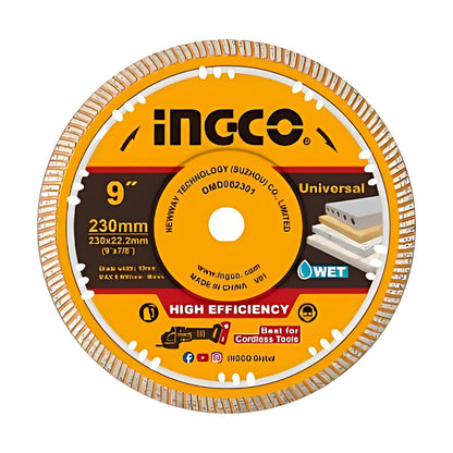INGCO DMD062301 Wet Diamond Disc 230mm