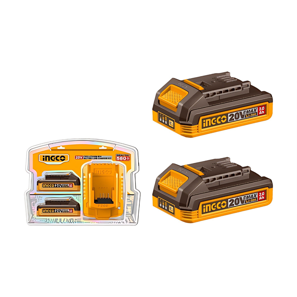 INGCO FBCPK2212 Battery + Charger Kit 20V
