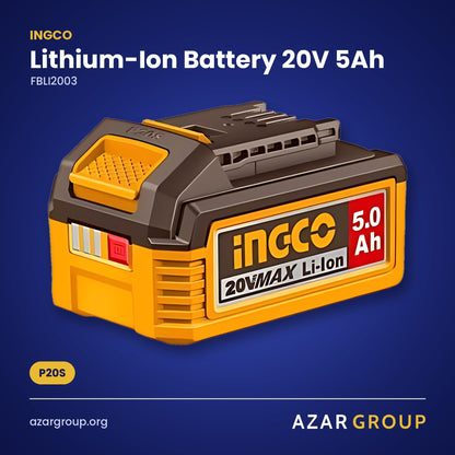 INGCO FBLI2003 Lithium-Ion Battery 20V 5Ah – P20S