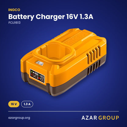 INGCO FCLI1613 Battery Charger 16V 1.3A – 16 V, 1.3 A