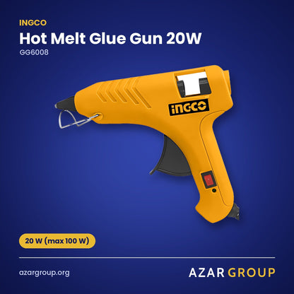 INGCO GG6008 Hot Melt Glue Gun 20W – 20 W (max 100 W)