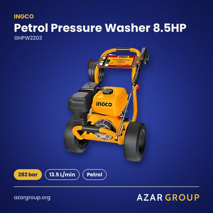 INGCO GHPW2203 Petrol Pressure Washer 8.5HP – 282 bar, 13.5 L/min, Petrol