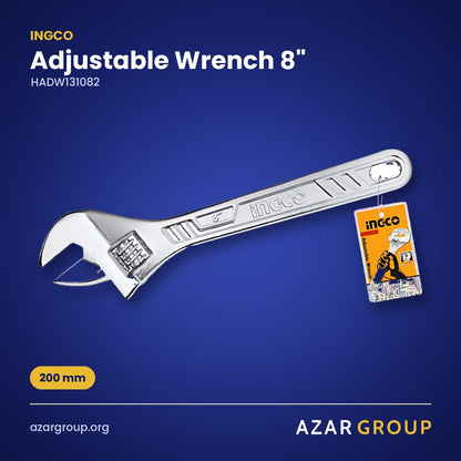 INGCO HADW131082 Adjustable Wrench 8" – 200 mm