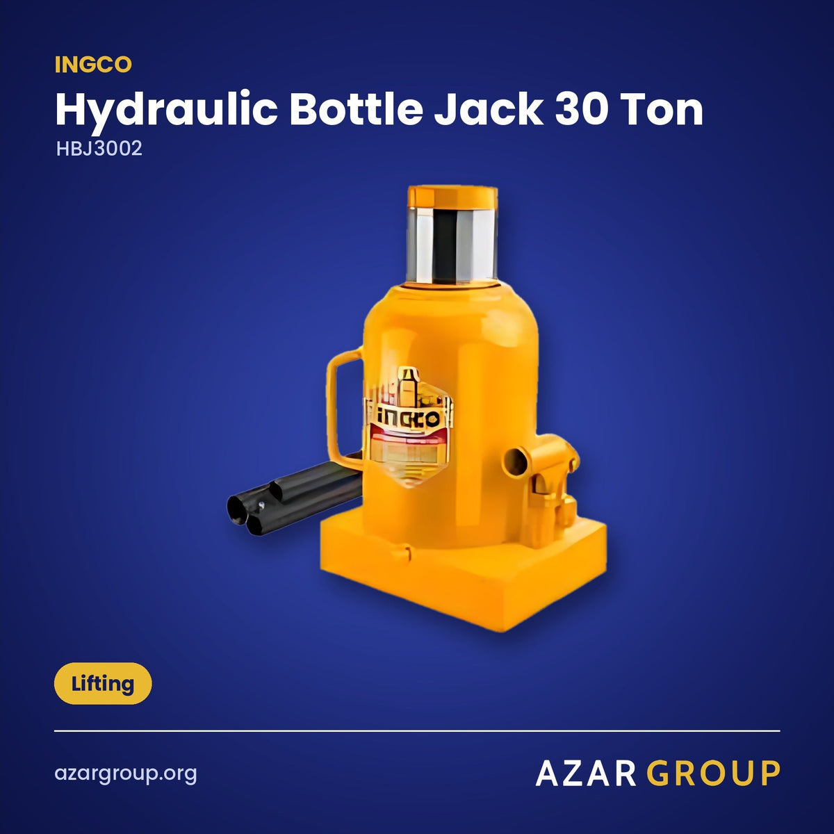 INGCO HBJ3002 Hydraulic Bottle Jack 30 Ton – Lifting