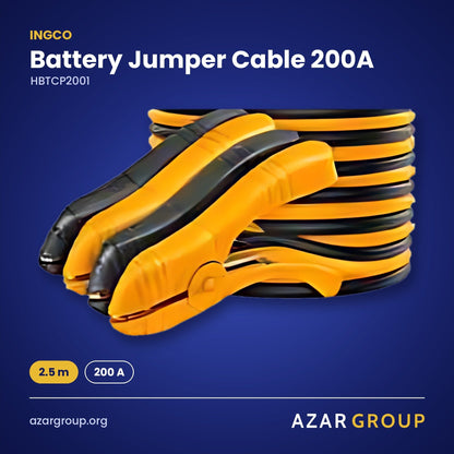 INGCO HBTCP2001 Battery Jumper Cable 200A – 2.5 m, 200 A