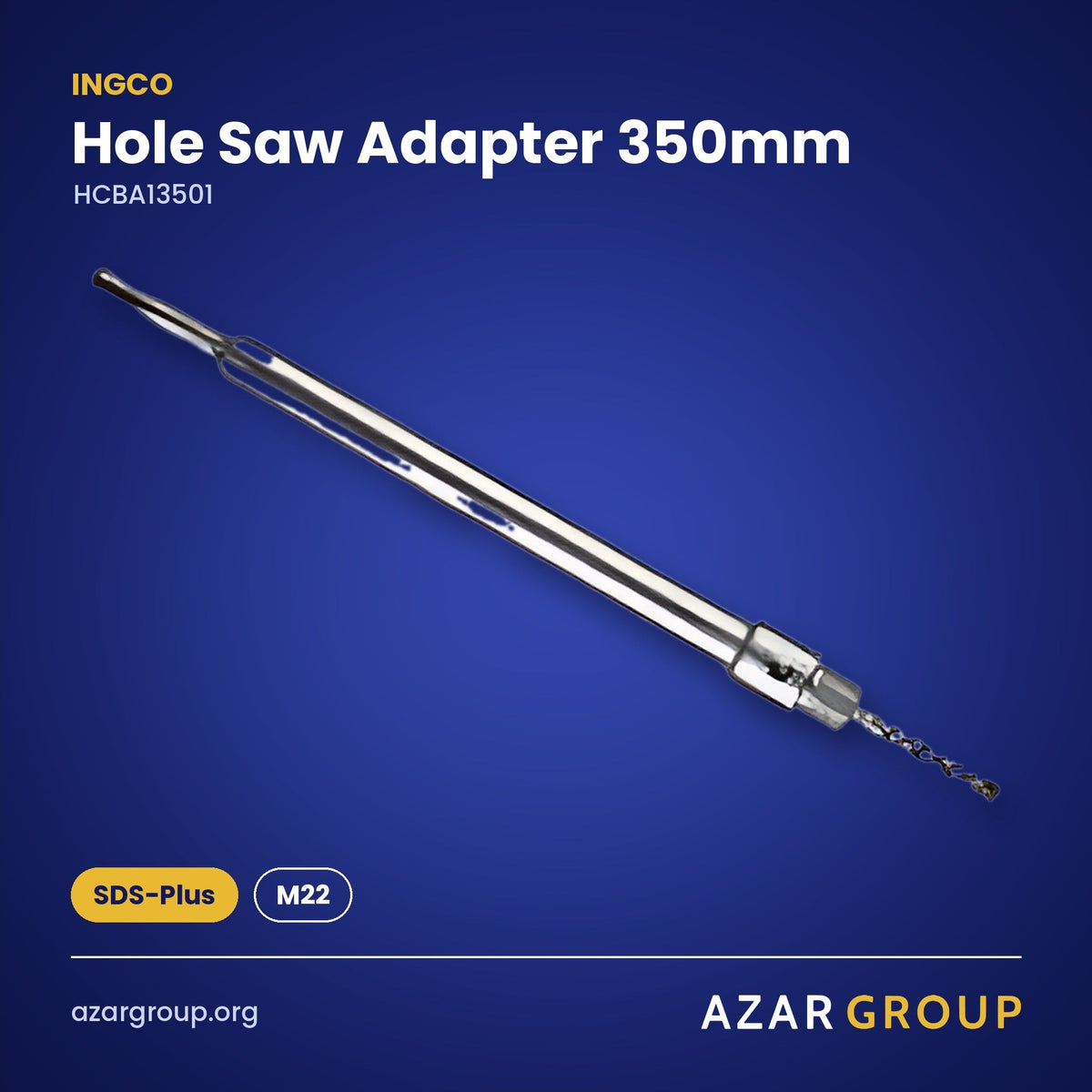 INGCO HCBA13501 Hole Saw Adapter 350mm – SDS-Plus, M22