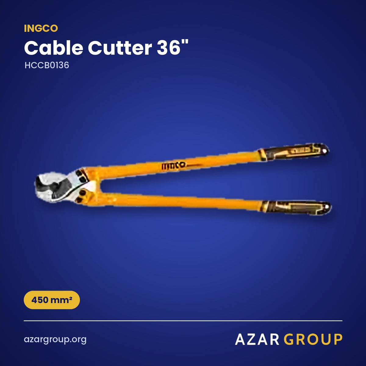 INGCO HCCB0136 Cable Cutter 36" – 450 mm²