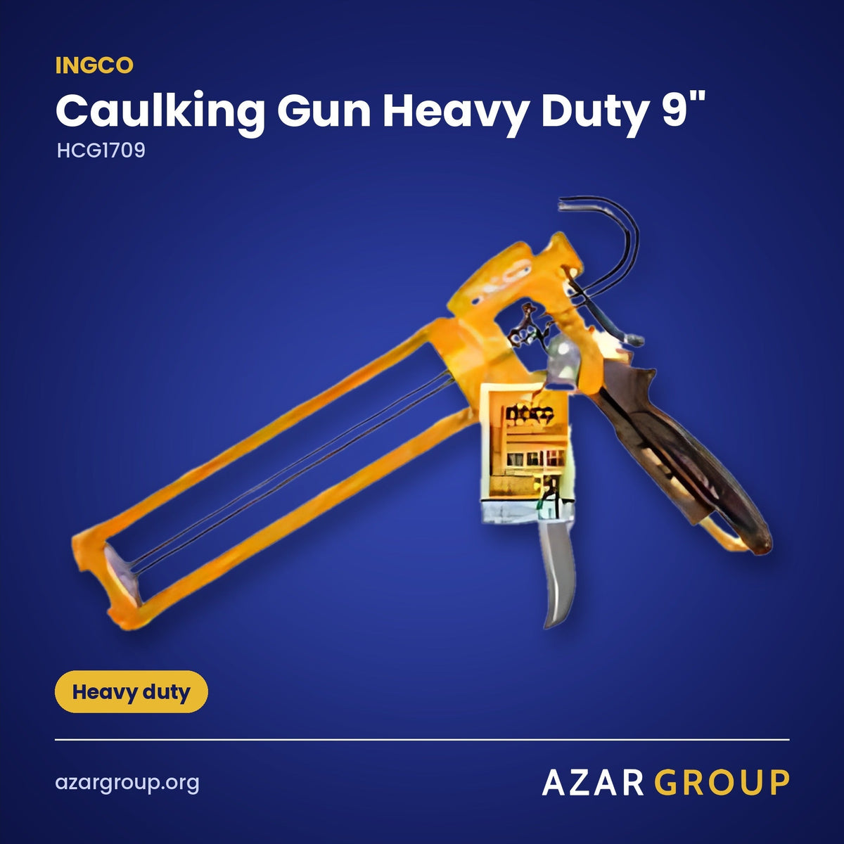 INGCO HCG1709 Caulking Gun Heavy Duty 9" – Heavy duty