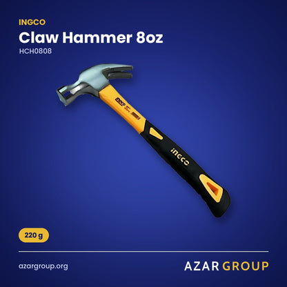 INGCO HCH0808 Claw Hammer 8oz – 220 g