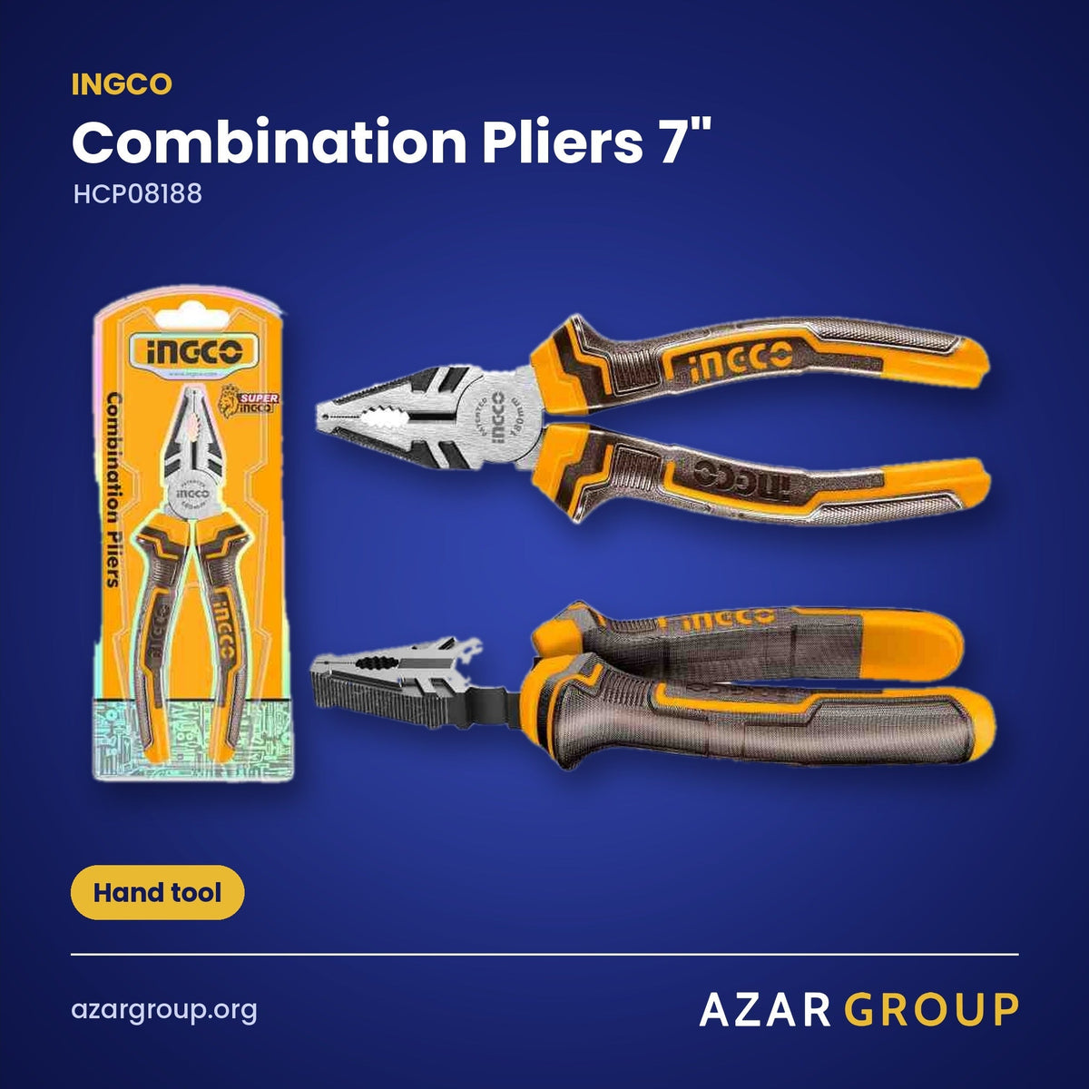 INGCO HCP08188 Combination Pliers 7" – Hand tool