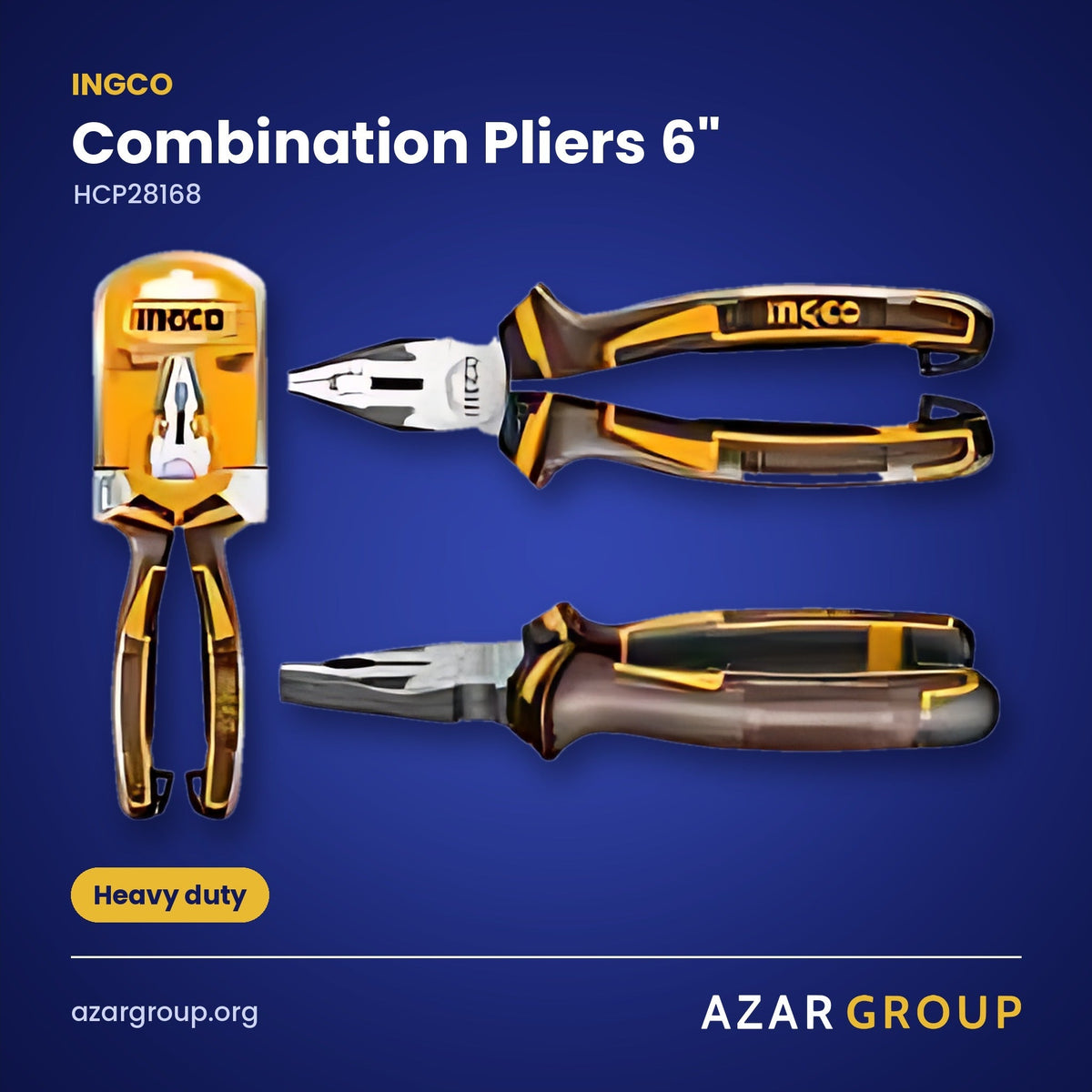INGCO HCP28168 Combination Pliers 6" – Heavy duty