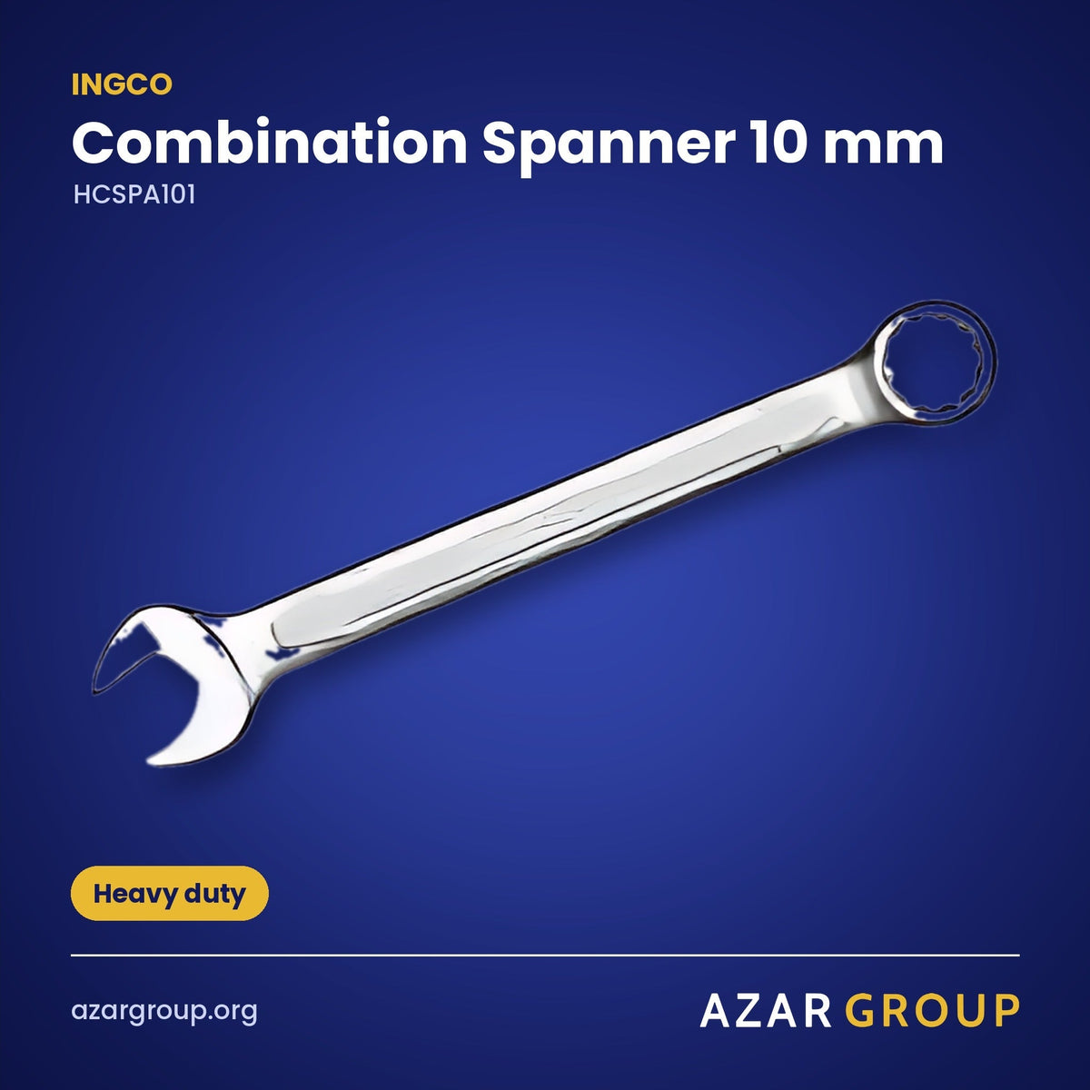 INGCO HCSPA101 Combination Spanner 10 mm – Heavy duty