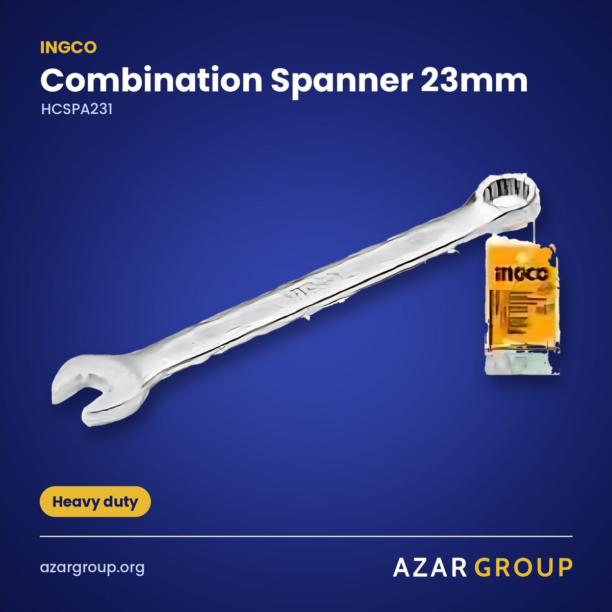 INGCO HCSPA231 Combination Spanner 23mm – Heavy duty