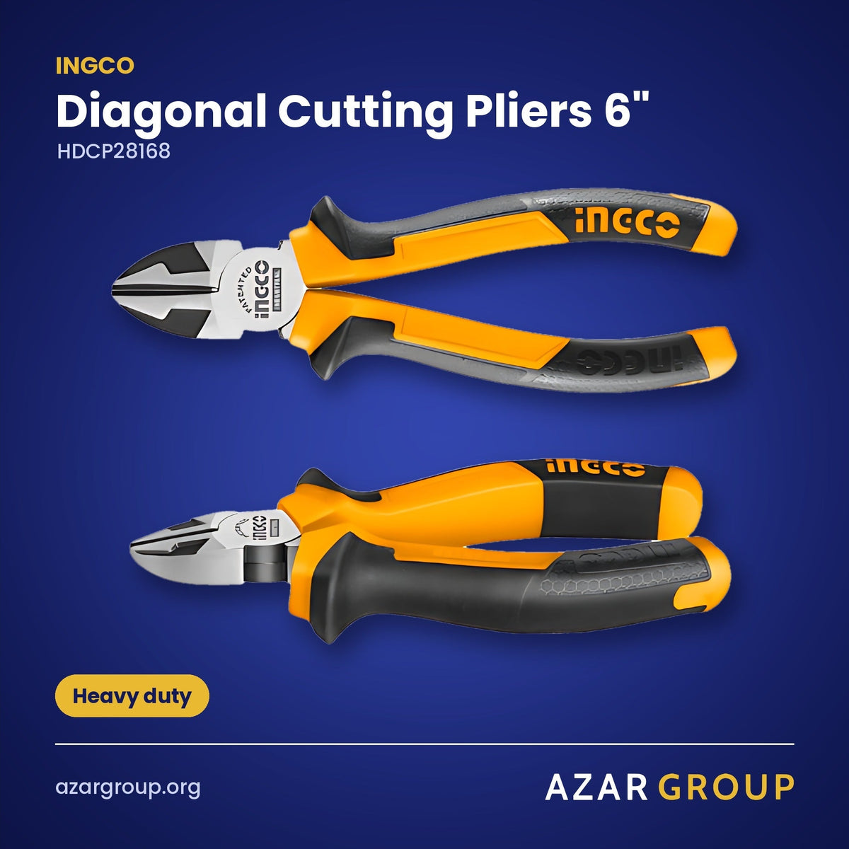 INGCO HDCP28168 Diagonal Cutting Pliers 6" – Heavy duty
