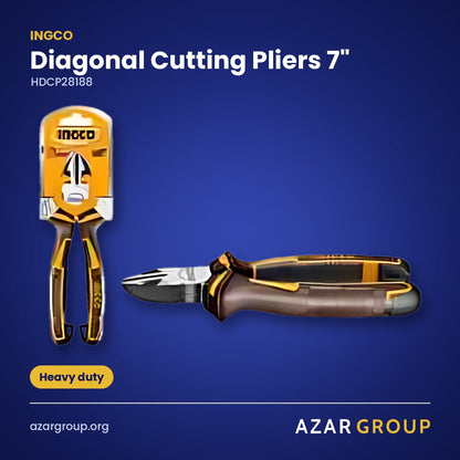 INGCO HDCP28188 Diagonal Cutting Pliers 7" – Heavy duty