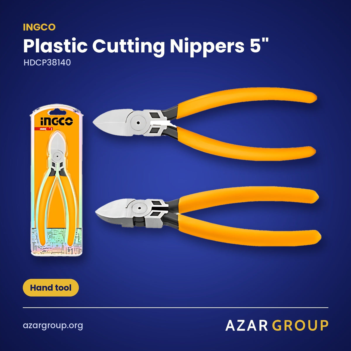INGCO HDCP38140 Plastic Cutting Nippers 5" – Hand tool