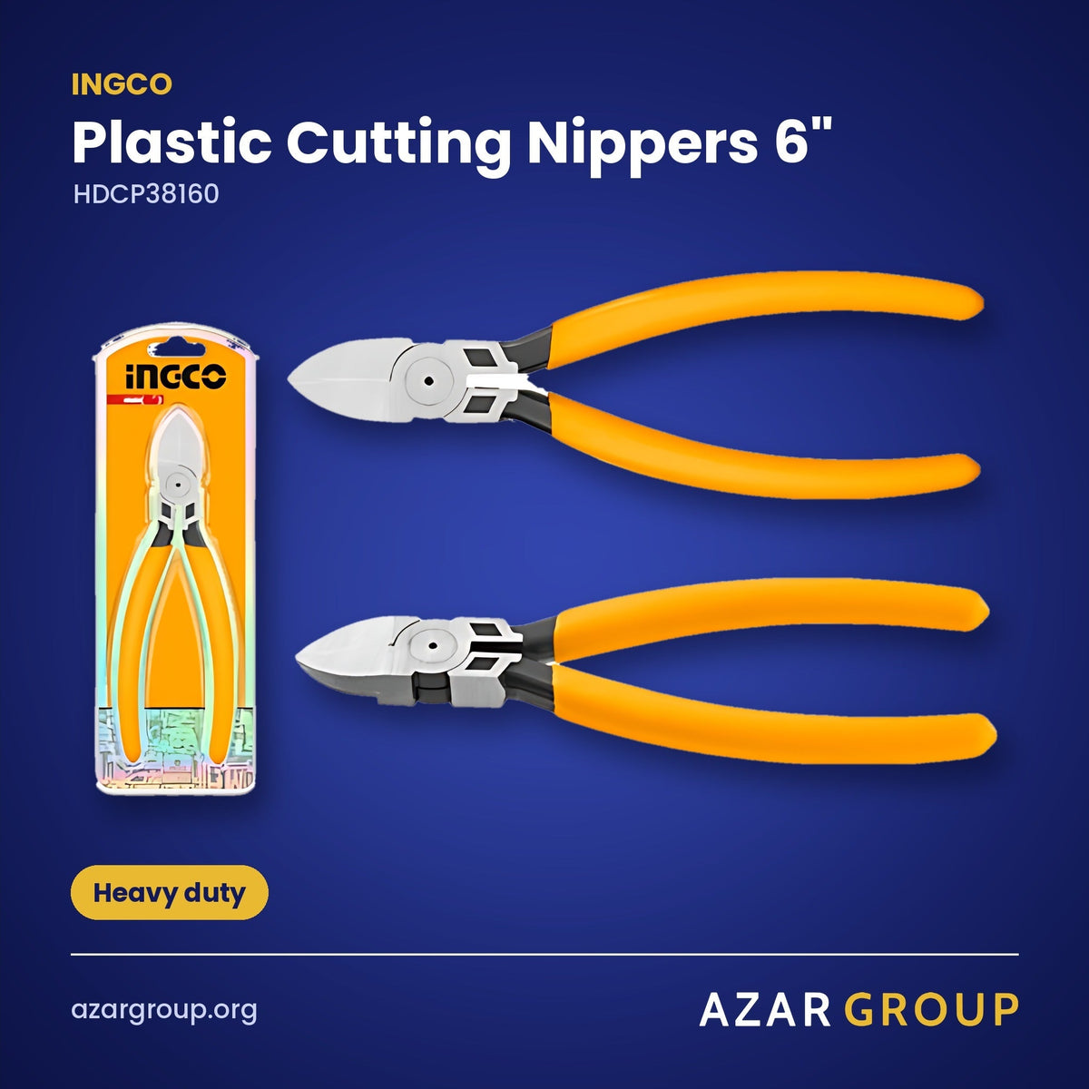 INGCO HDCP38160 Plastic Cutting Nippers 6" – Heavy duty