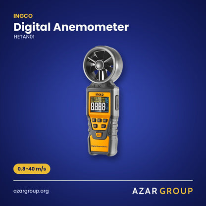 INGCO HETAN01 Digital Anemometer – 0.8-40 m/s
