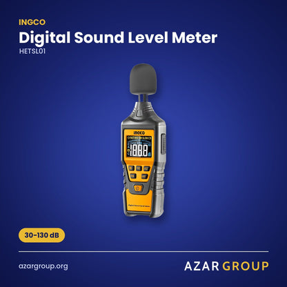 INGCO HETSL01 Digital Sound Level Meter – 30-130 dB