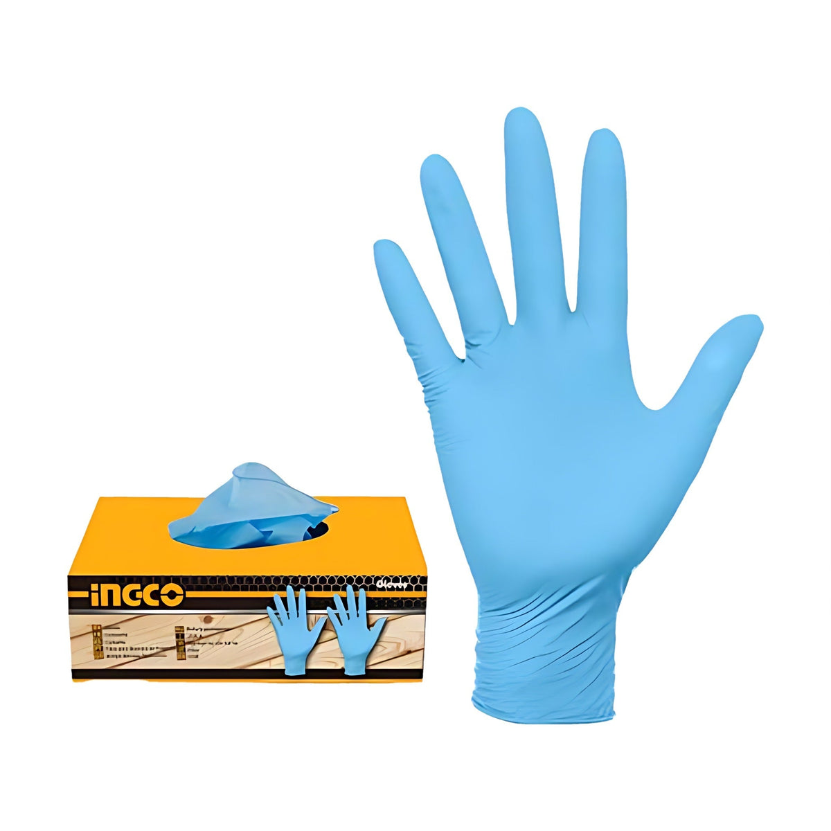 INGCO HGNG02-L Nitrile Gloves Blue L