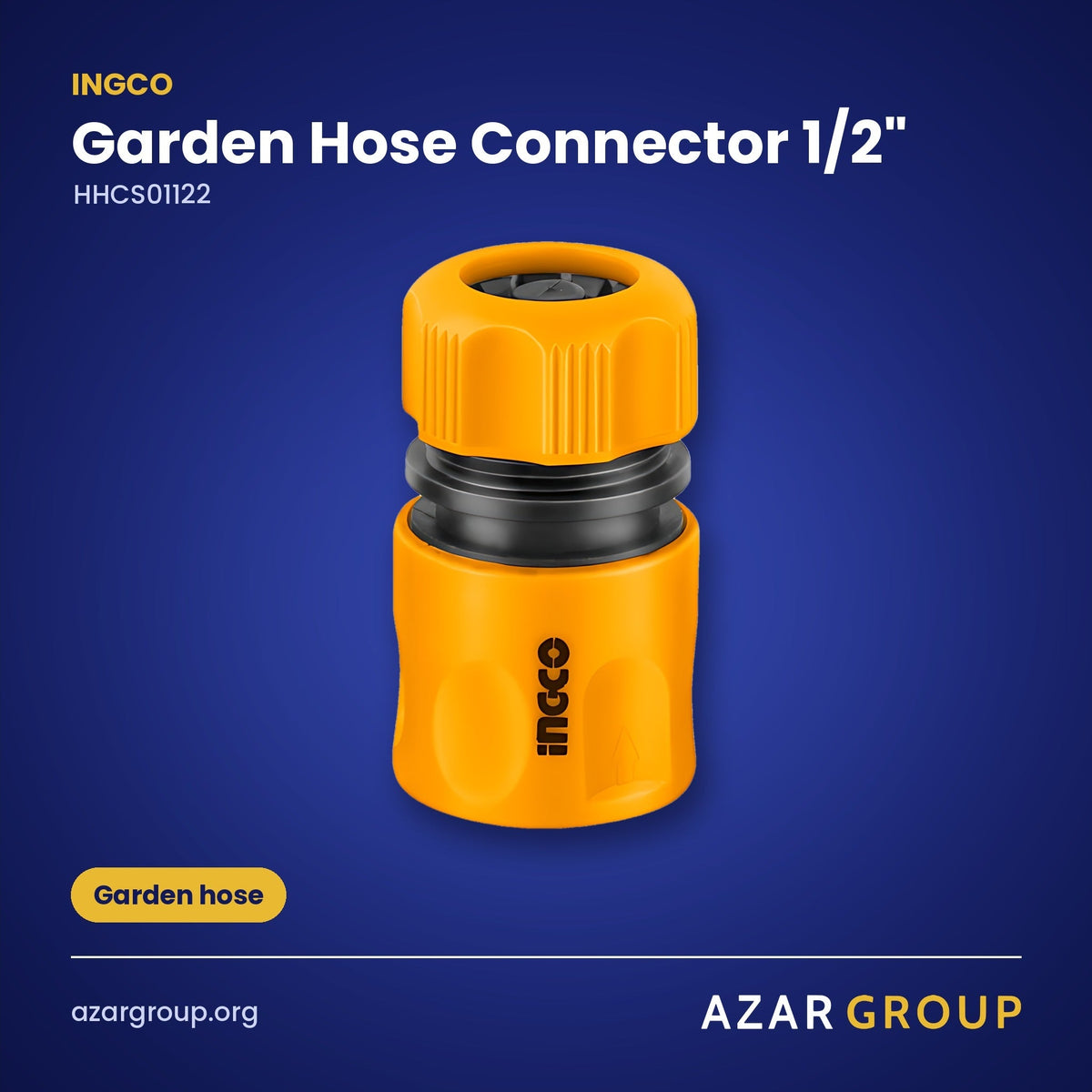 INGCO HHCS01122 Garden Hose Connector 1/2" – Garden hose