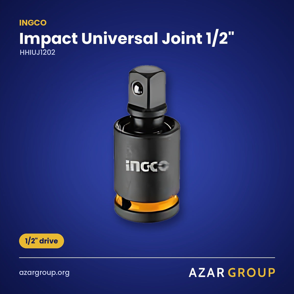 INGCO HHIUJ1202 Impact Universal Joint 1/2" – 1/2" drive