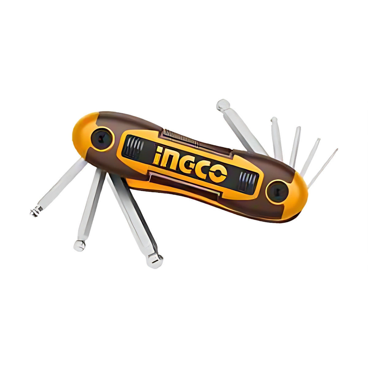 INGCO HHK14082 Folding Ball End Hex Key Set