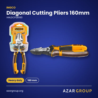 INGCO HHLDCP28160 Diagonal Cutting Pliers 160mm – Heavy duty, 160 mm