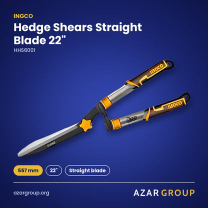INGCO HHS6001 Hedge Shears Straight Blade 22" – 557 mm, 22", Straight blade