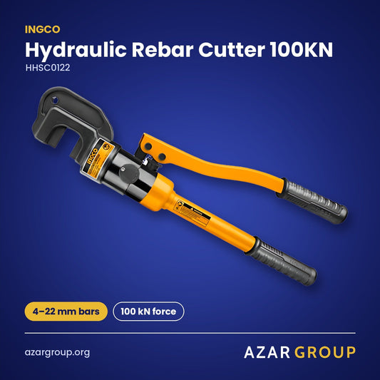 INGCO HHSC0122 Hydraulic Rebar Cutter 100KN – 4–22 mm bars, 100 kN force