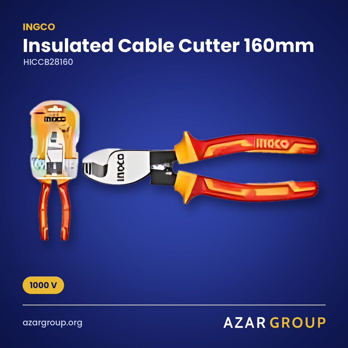 INGCO HICCB28160 Insulated Cable Cutter 160mm – 1000 V