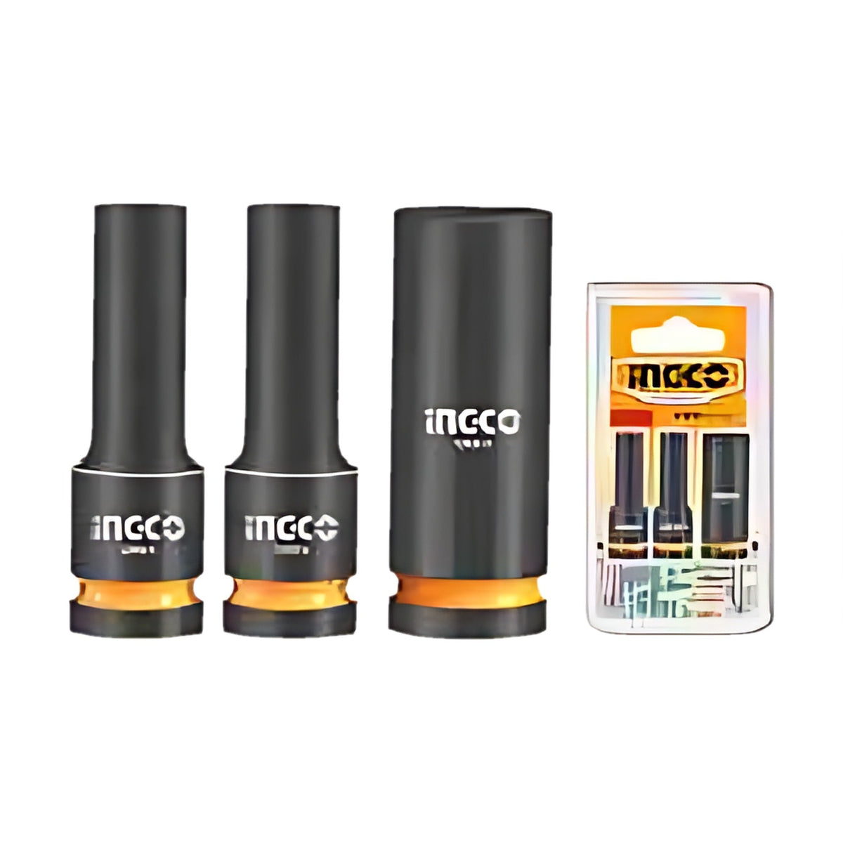 INGCO HKISSD12042L Deep Impact Socket Set 1/2"