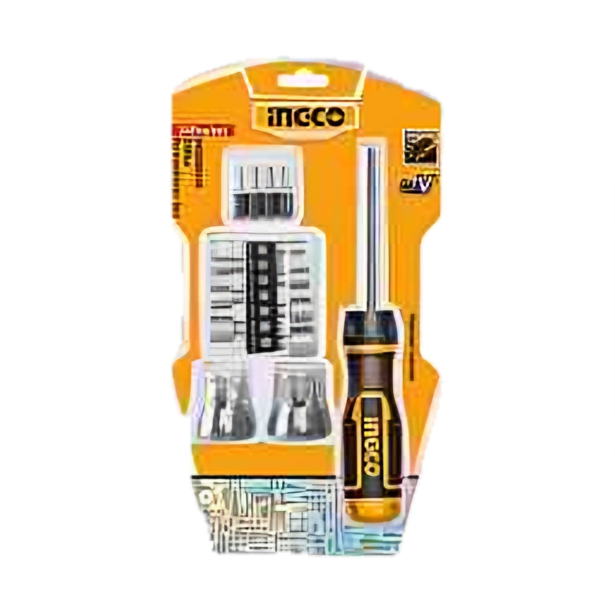 INGCO HKSDB0248 Ratchet Screwdriver Set with Bits