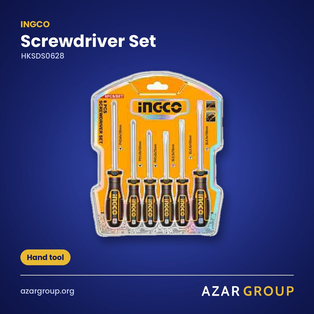 INGCO HKSDS0628 Screwdriver Set – Hand tool