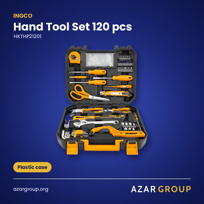 INGCO HKTHP21201 Hand Tool Set 120 pcs – Plastic case