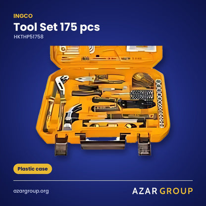 INGCO HKTHP51758 Tool Set 175 pcs – Plastic case