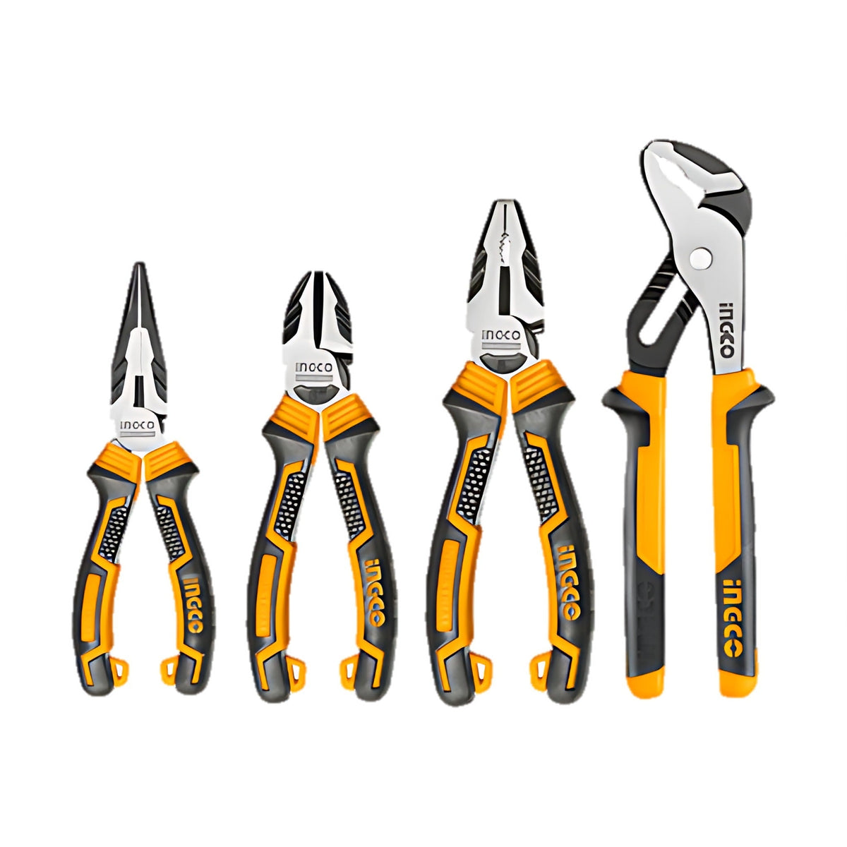 INGCO HKTV01P042 4 Piece Pliers Set Box of 5