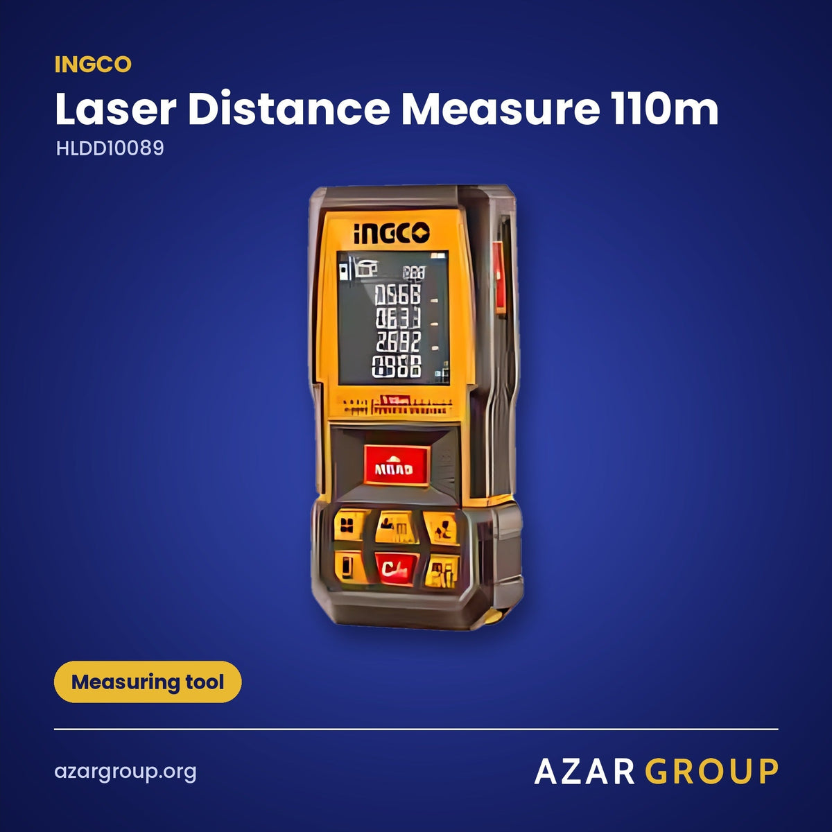 INGCO HLDD10089 Laser Distance Measure 110m – Measuring tool