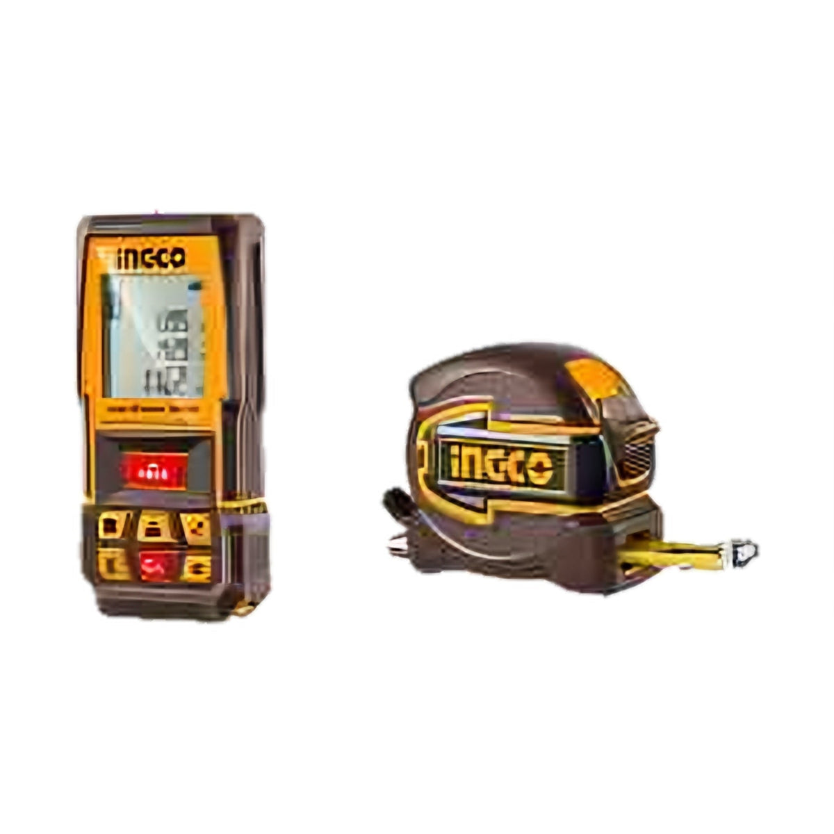 INGCO HLDD241201M Laser Measure & Tape Measure Set