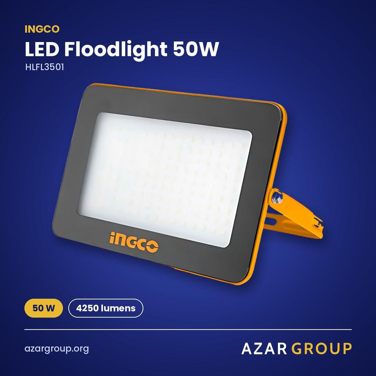INGCO HLFL3501 LED Floodlight 50W – 50 W, 4250 lumens