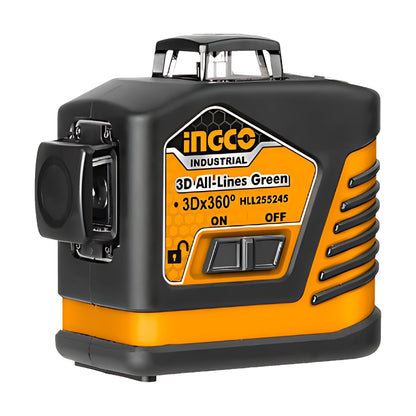 INGCO HLL255245 Green Laser Level 3D 360°