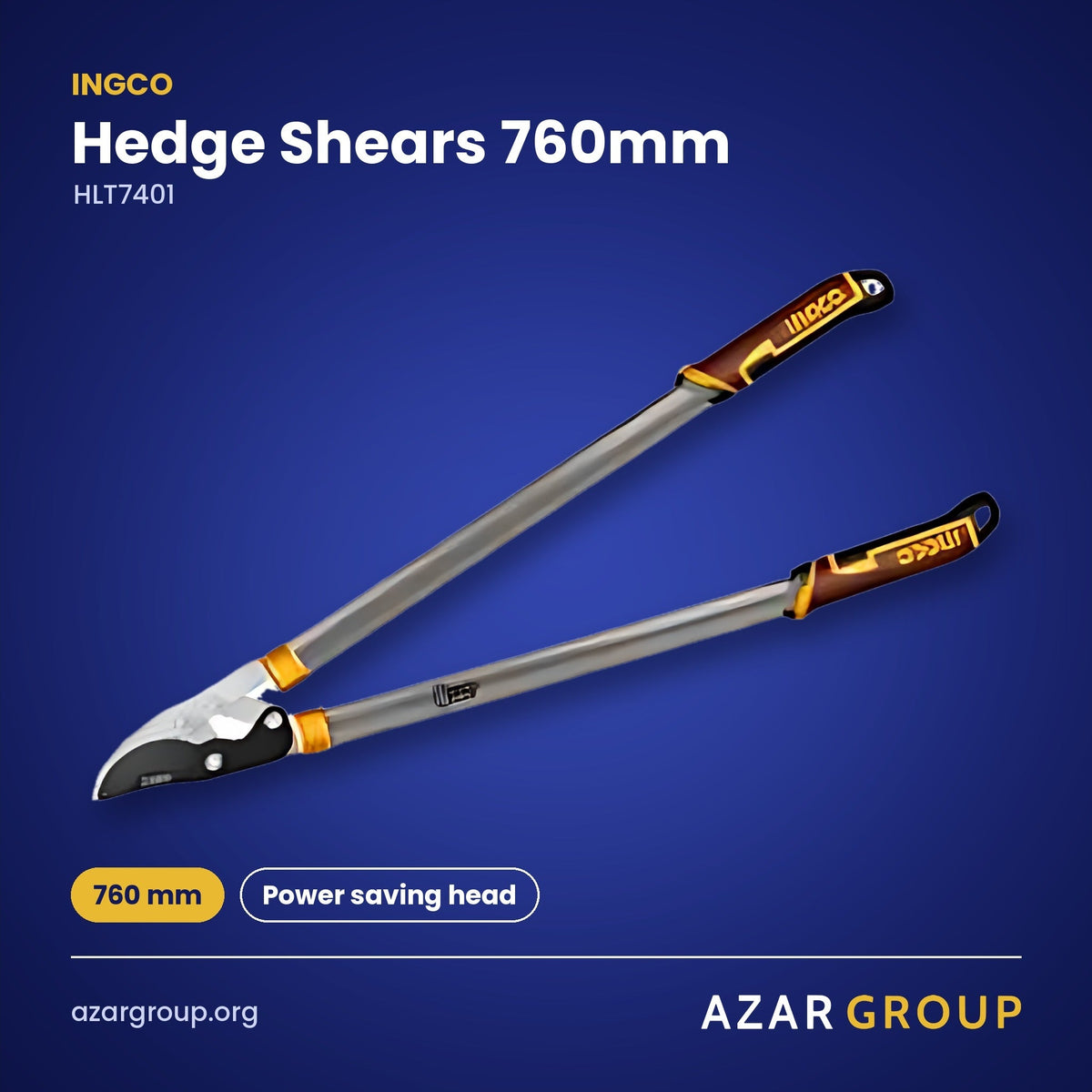 INGCO HLT7401 Hedge Shears 760mm – 760 mm, Power saving head