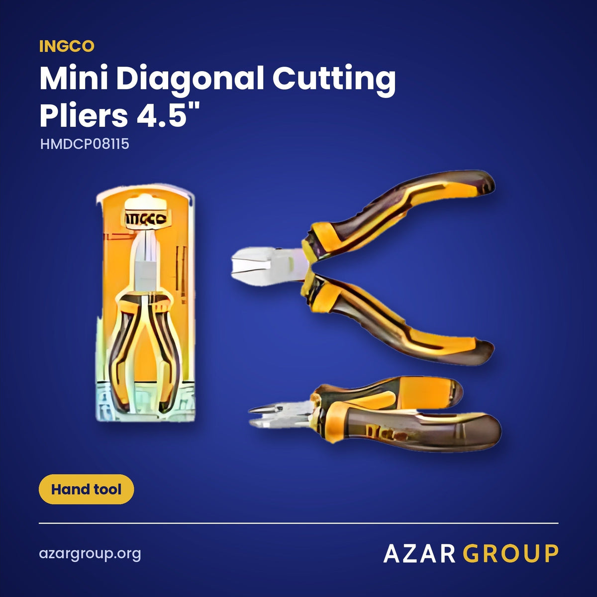INGCO HMDCP08115 Mini Diagonal Cutting Pliers 4.5" – Hand tool