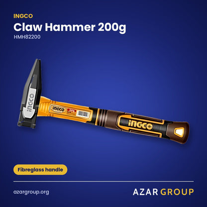 INGCO HMH82200 Claw Hammer 200g – Fibreglass handle