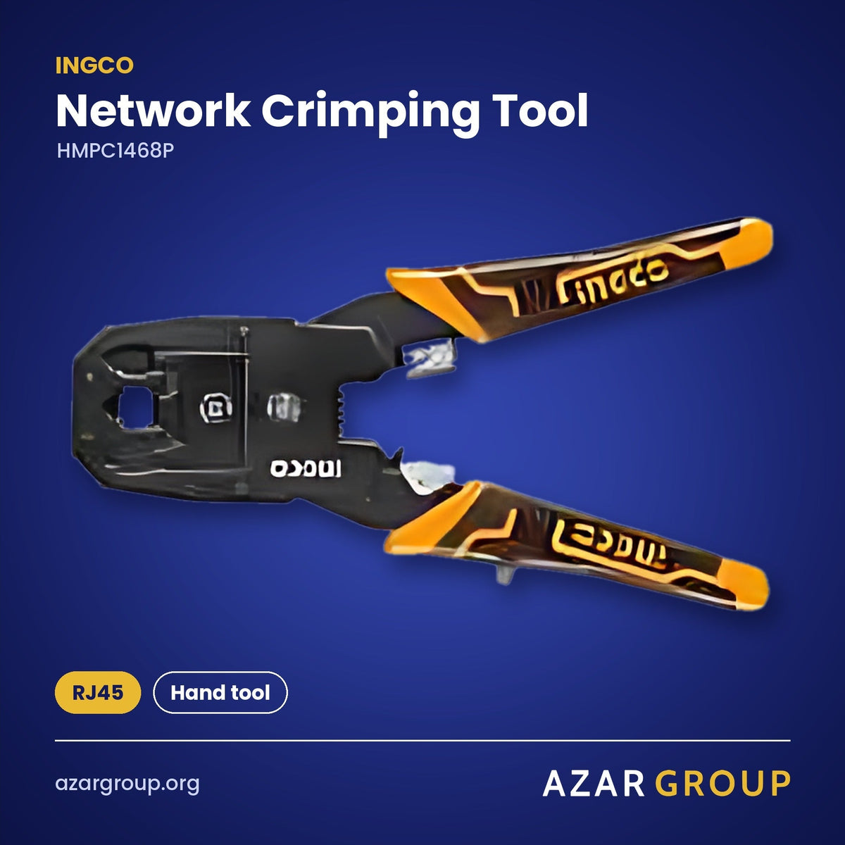 INGCO HMPC1468P Network Crimping Tool – RJ45, Hand tool