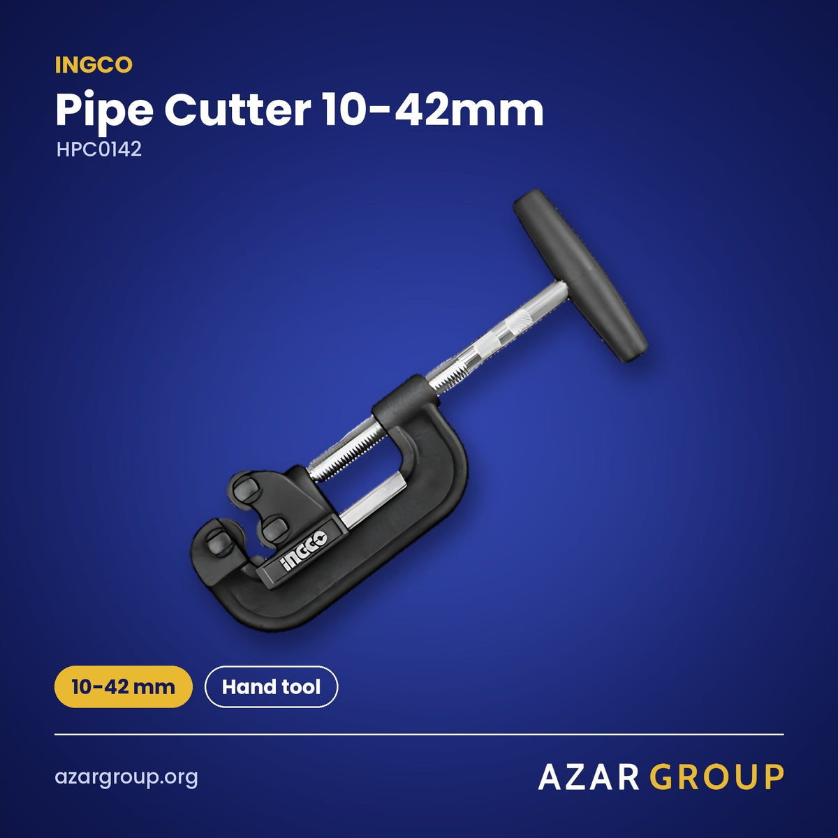 INGCO HPC0142 Pipe Cutter 10-42mm – 10-42 mm, Hand tool