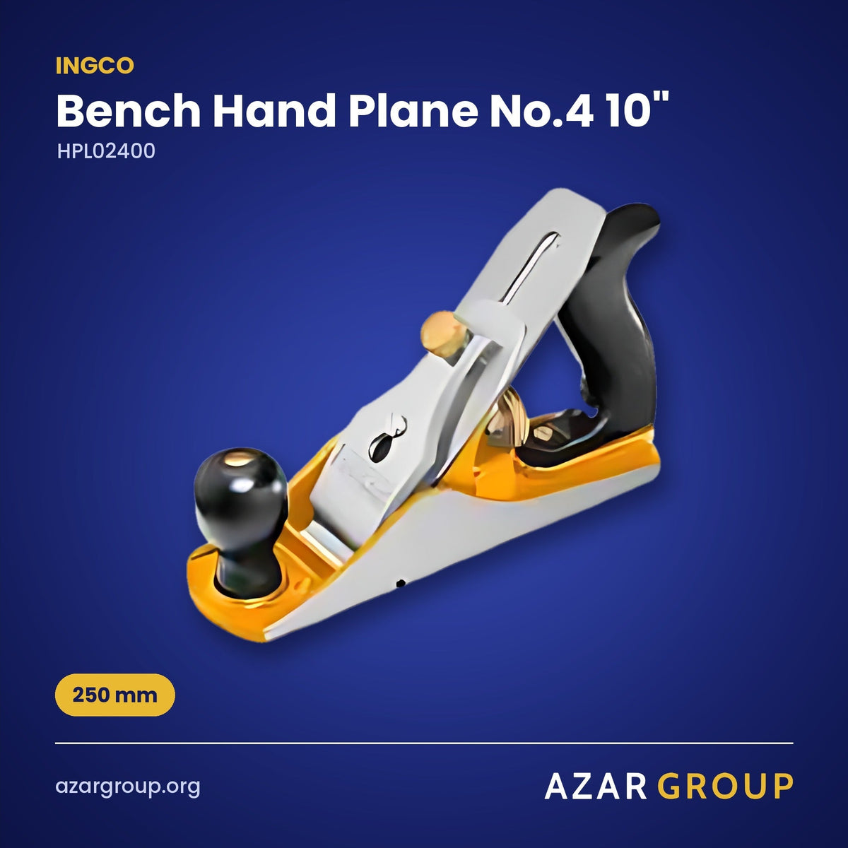 INGCO HPL02400 Bench Hand Plane No.4 10" – 250 mm