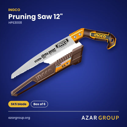 INGCO HPS3008 Pruning Saw 12" – SK5 blade, Box of 6