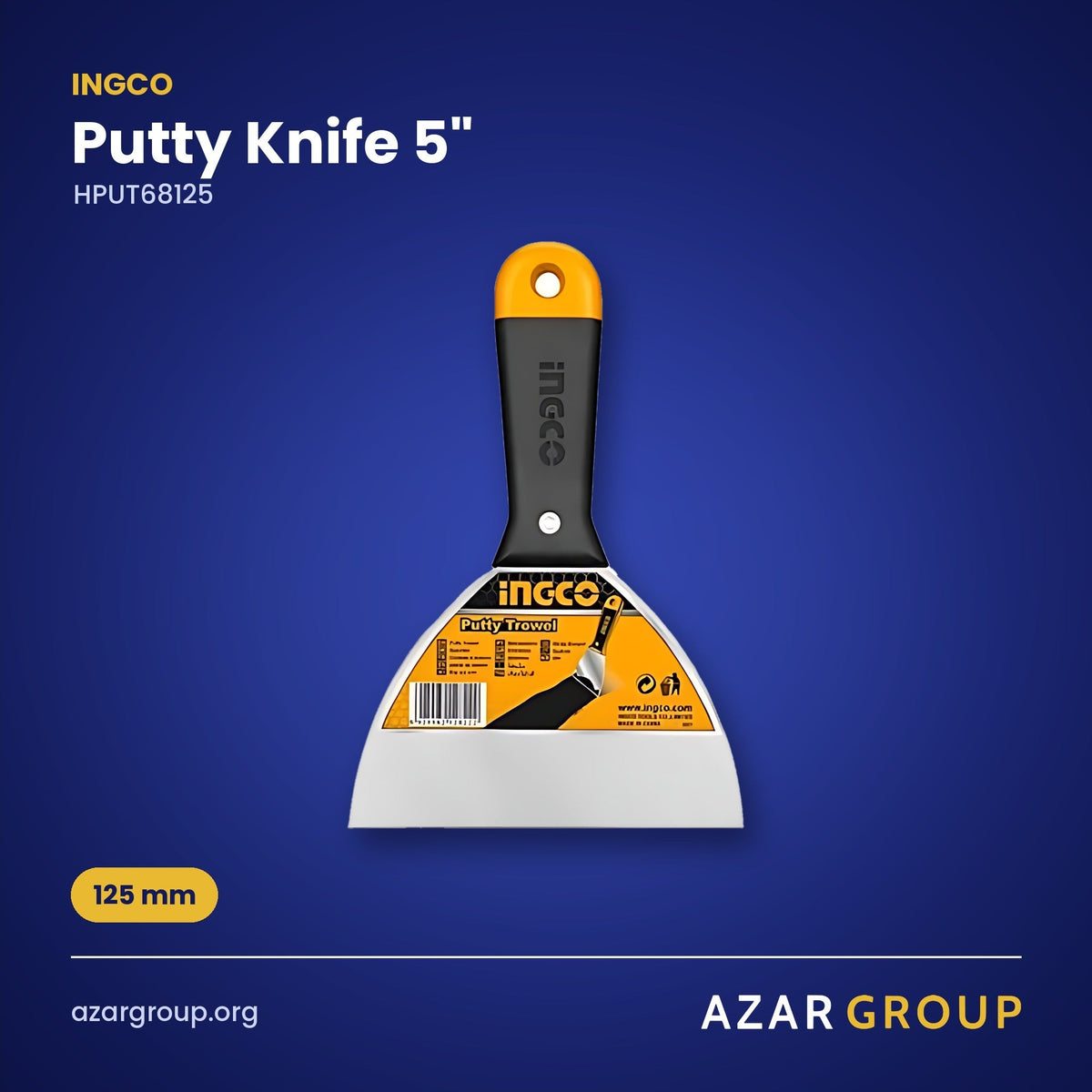 INGCO HPUT68125 Putty Knife 5" – 125 mm